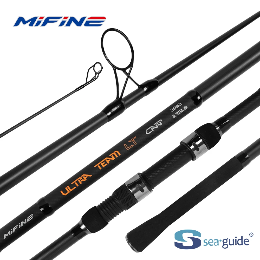 MIFINE ULTRA TEAM LT CARP Spinnruten 24T Kohlefaser 3,6M/3,9M Ködergewicht 3,75LB Reise Surfcasting Karpfen Angelrute Ozean