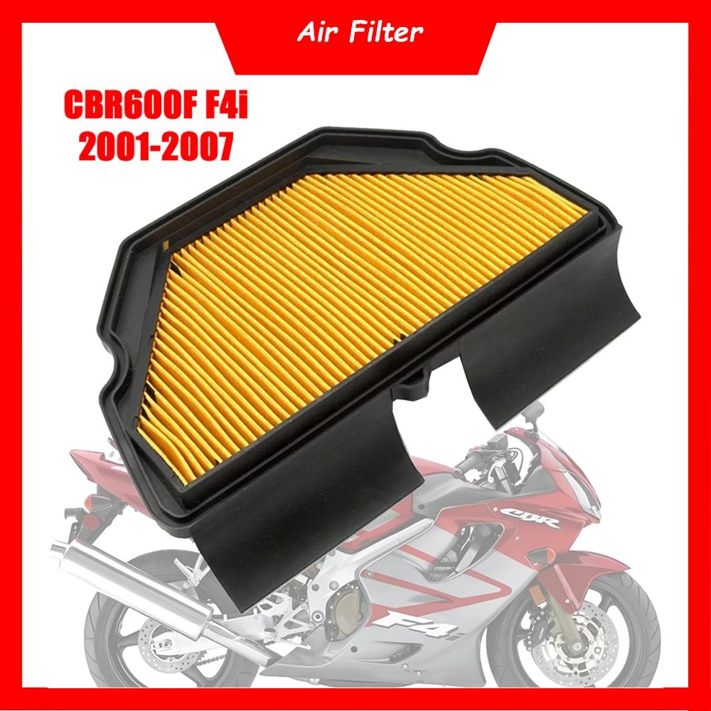 Motorcycle Engine Air Filter Cleaner Air Intake Filter Element For Honda CBR600F F4i 2001-2007 CBR600FS Sport 2001-2002