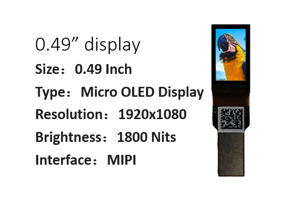 TDO عين واحدة حمام الطيور أحادي العين حوض الطيور الحل البصري مع 0.49 بوصة 1920*1080 Microoled عرض AR وحدة بصرية #5