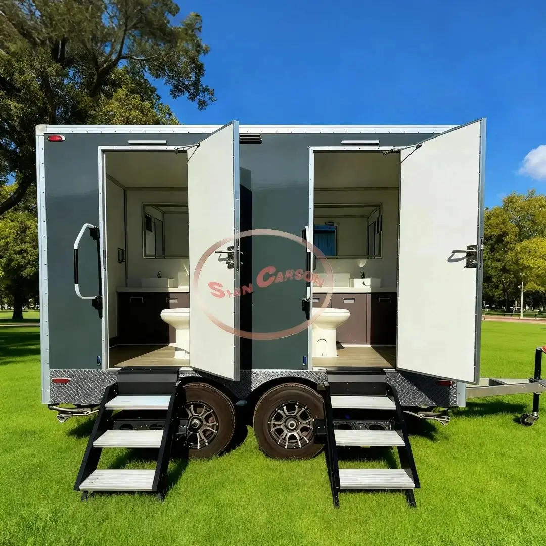 

Multi-Unit Temporary Portable Toilet for Large-Scale Events with Hand Wash Sinks Emergency Outdoor Exhibitions Use