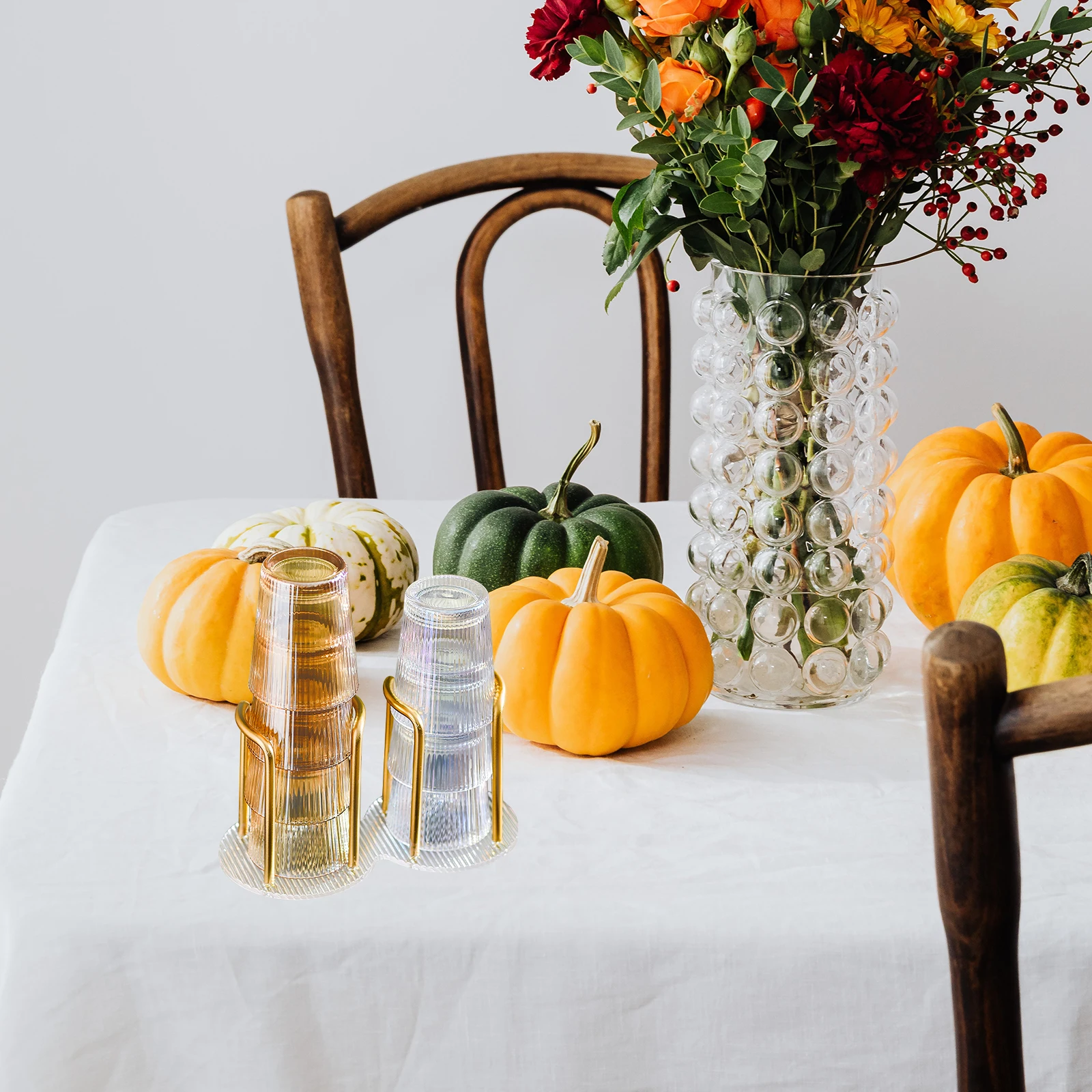 

Acrylic Paper Holder Double Cylinder Household Bar Counter Milk Tea Cafe ganizer Storage Paper Cup ganizer Dispenser Rack