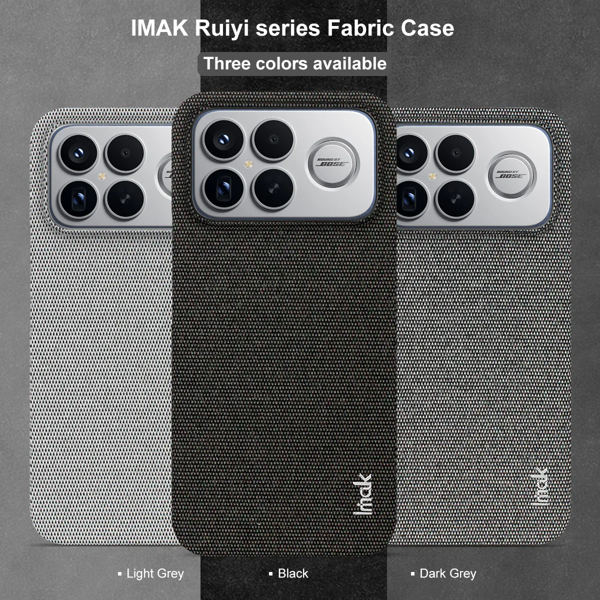 

Тканевый чехол серии IMAK Ruiyi для POCO F8 Ultra 5G Redmi K90 Pro Max, твердый переплет