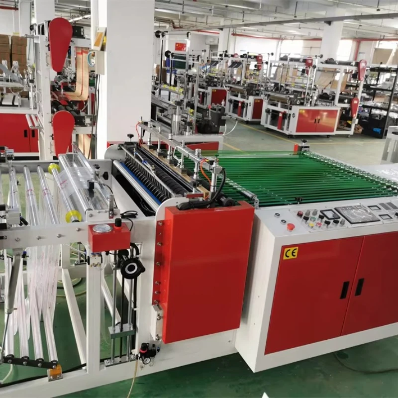 Heavy-Duty 600A Plastic Flat or T-Shirt Garbage Bag Making Machine with CE Certified view 2
