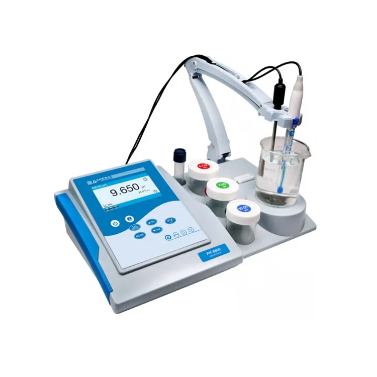 Medidor de pH de Laboratorio Veidt Weighing Apera PH9500 de Grado de Investigación, Kit de Medidor de pH de Sobremesa, Medidor de pH ORP con Calentamiento Manual, Probador de pH Preciso, Dispositivo para Agua