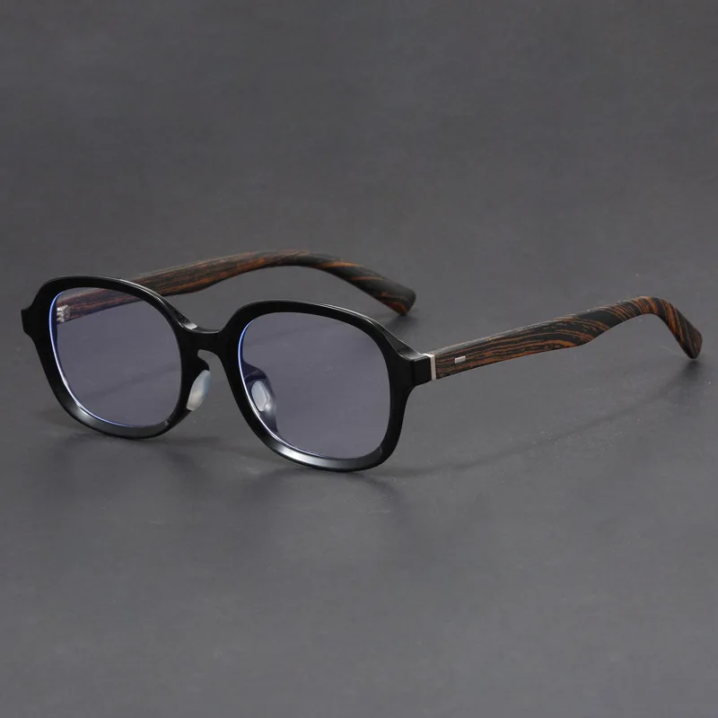 

Модные винтажные круглые квадратные очки для чтения для мужчин и женщин, роскошный дизайн, модные ретро-синие очки с блокировкой по рецепту-2