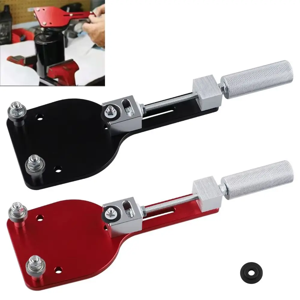 

Aluminum Alloy Oil Filter Cutter Adjustable Design Vise Jaw Plate Universal Cutting Tool Heavy Duty Oil Filter Automotive Tools