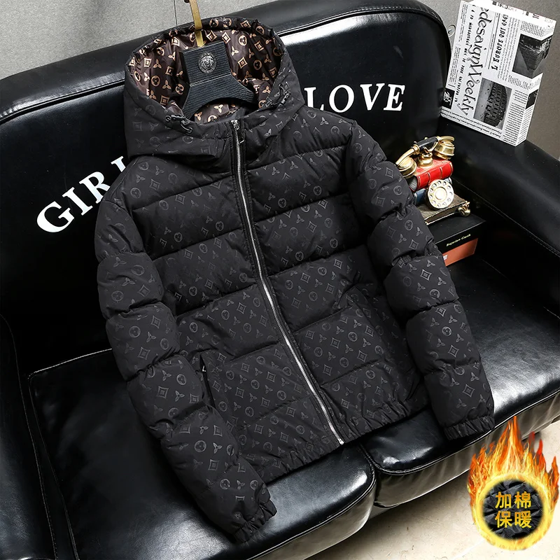 

Winter men's cotton-padded clothes new trendy brand high-end cotton-padded clothes versatile thickened warm cotton-padded jacket