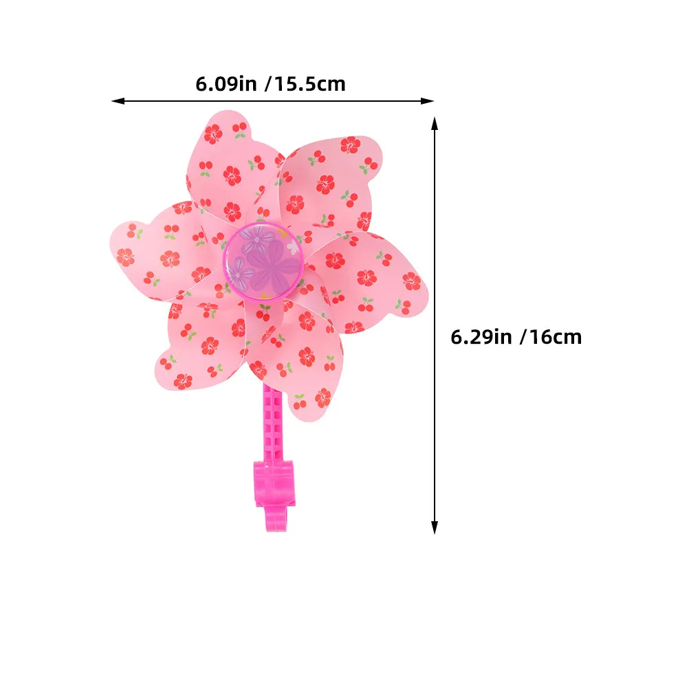 1Pair Kids Bicycle Windmill Decorations Cute Cartoon Pinwheel Handlebar Accessories for Children Bike Scooter Tricycle Rotating