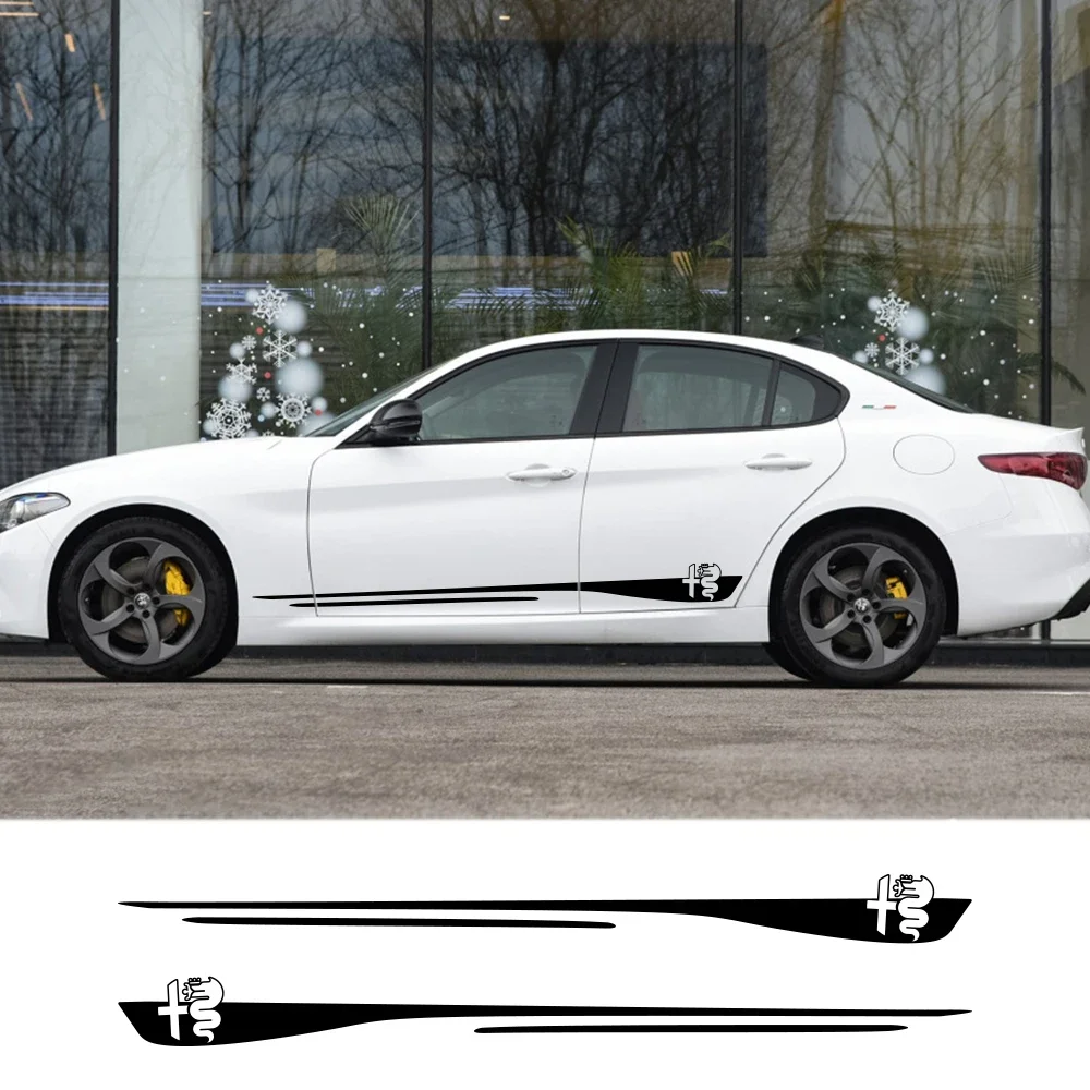 ملصقات جانبية لباب السيارة لألفا روميو جولييتا ، ملحقات الضبط التلقائي ، شارات الفينيل ، ميتو ، 4C ، من من من من الخارج ، من من من من الخارج ، من من الخارج ، ومن الجيوليا ، وستلفيو #2