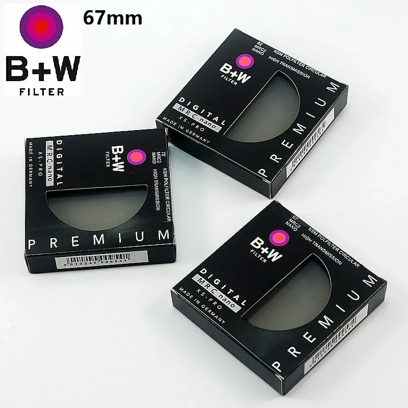 B+W CPL 67mm XS-PRO Polarizer/Polarizing CIR-PL Multicoat Protective Camera Filter Accessories for Nikon Canon Sony Camera Lens