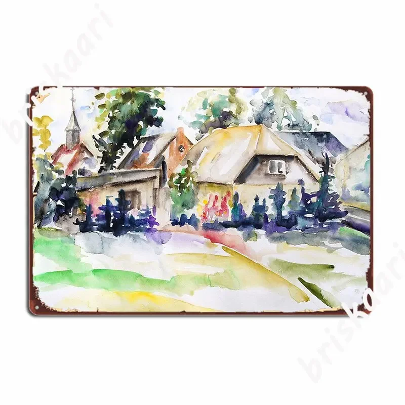 Midsummer In The Mecklenburg Village Nossentin Germany Metal Sign Cinema Garage Bar Cave Create Poster Tin Sign Posters