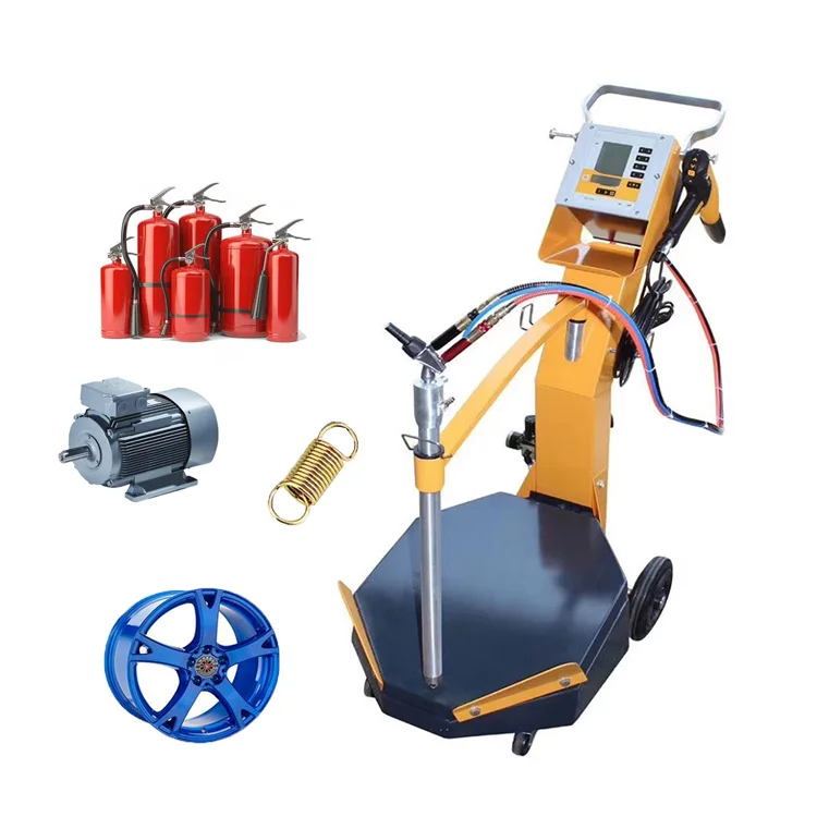 Electrostatic Powder Coating Machine Manual Powder Paint Gun With Vibrator Quick Change Color