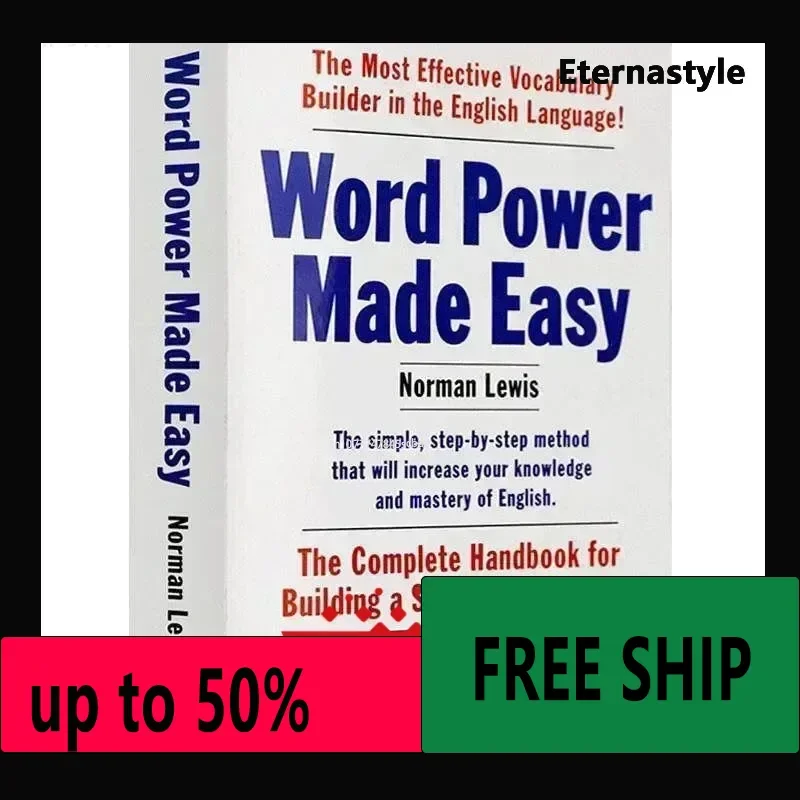 Hot Libro book English Original Word Power Made Easy Learning Vocabulary Words Force The Latest Version Of The Book DIFUYAlibro