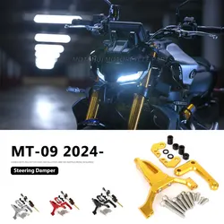 New Motorcycle Accessories For Yamaha MT-09 MT09 MT 09 mt09 Stabilizer Steering Damper Mounting Bracket Kit Damper Kit 2024 2025