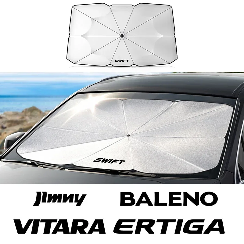 

Car Front Shading Car Windshield Sunshade Umbrella For Suzuki Jimny Grand Vitara Equator Ignis Baleno Sx4 Swift Alto accessories