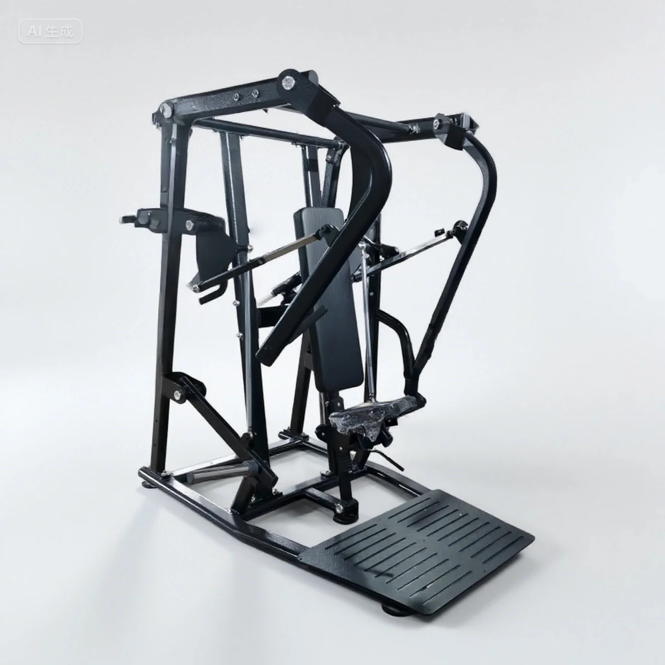 Commercial Gym Fitness Strength Iso Lateral Wide Plate Loaded Seated Split Push Chest Press Trainer for Gym
