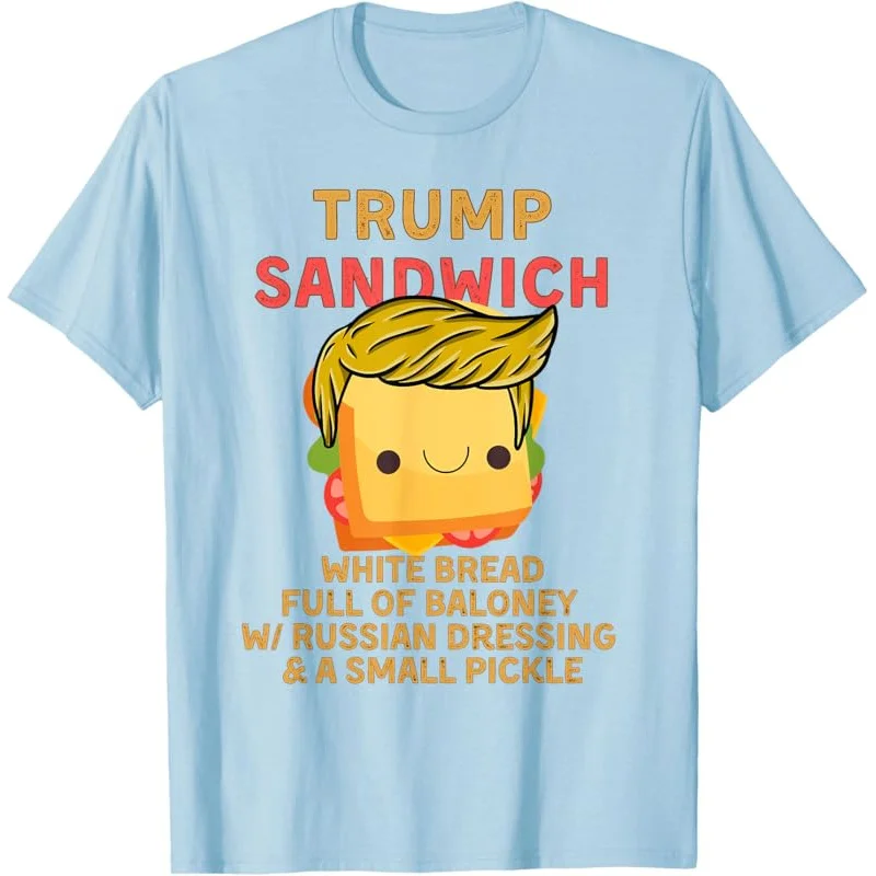 Camiseta engraçada da eleição do sanduíche Trump 2024