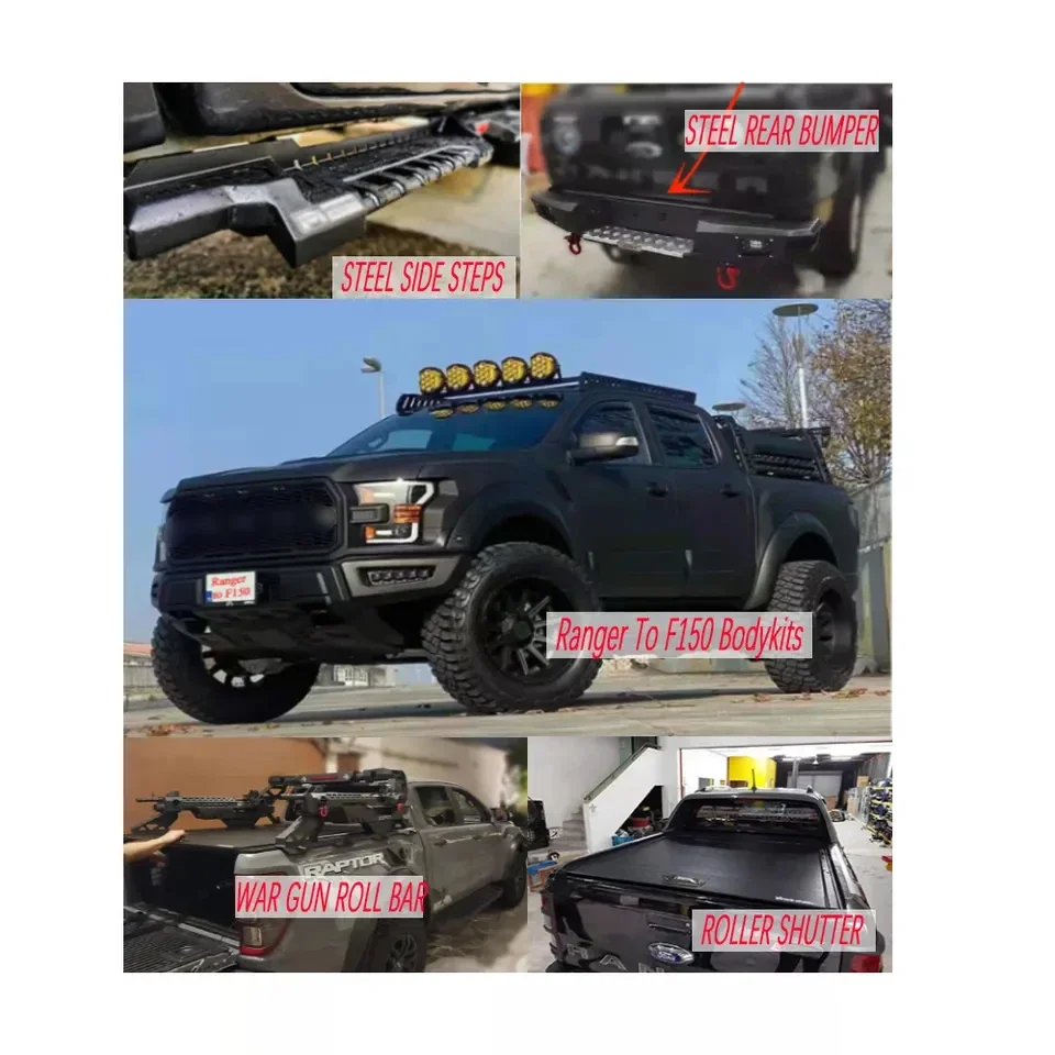 New Arrival Ranger To F150 Raptor Body Kit Accessories F150 Raptor Body Kit