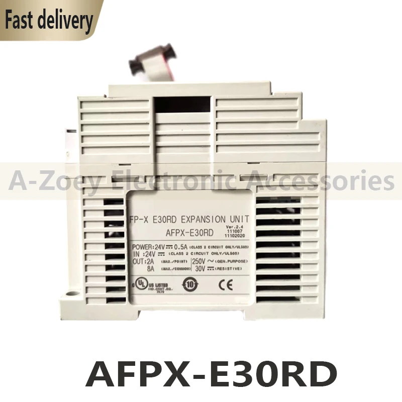 New Original AFPX-E30RD PLC 24V DC 16 Points Input 14 Points Relay Output FP-X Expansion