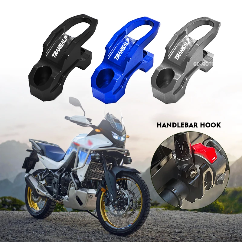 

Transalp Handlebar Helmet Hook Luggage Bag Holder Hanger Claw Hook For Honda Transalp750 XL750 TRANSALP XL600V XL650V XL700V