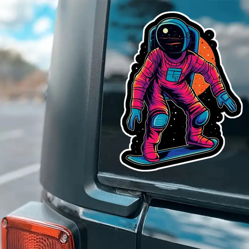 Snowboarding Waterproof Vinyl Car Sticker for Bumper, Window, Truck, Laptop, Durable Decal