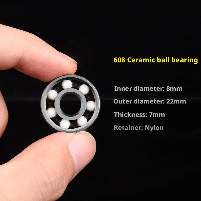 

Керамический шарикоподшипник 608, идеально подходит для скейтборда и роликовых коньков Finger Spinner
