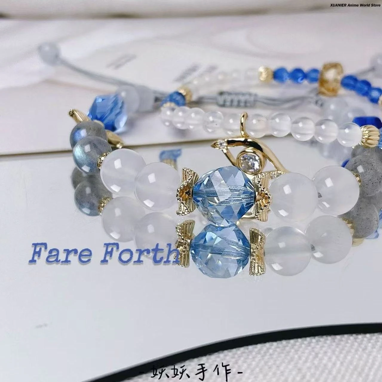Anime Honkai：Star Rail Sunday Hand Chain Game Bracelets Jewelry Cosplay DIY Handmade Accessories Props - view 3