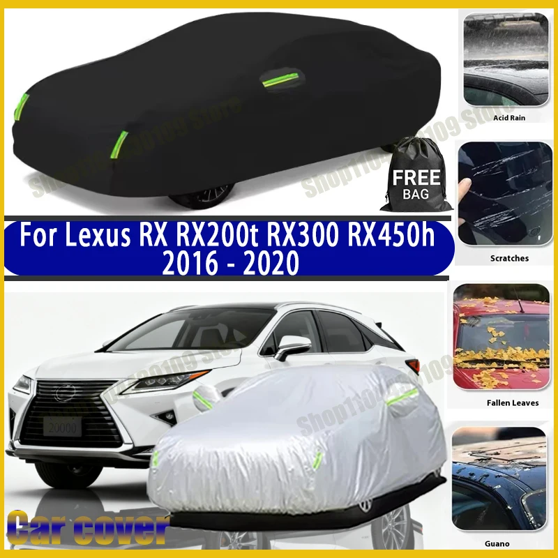 

For Lexus RX RX200t RX300 RX450h 2016-2020 Car Cover Outdoor Protection Covers Snow Sunshade Waterproof Dustproof Exterior UV