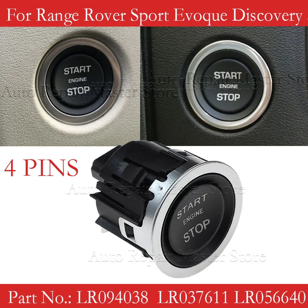 LR094038 LR037611 LR056640 LR068334 Ignition Stop Start Button Switch For Land Rover Range Rover Sport Evoque Discovery Sport