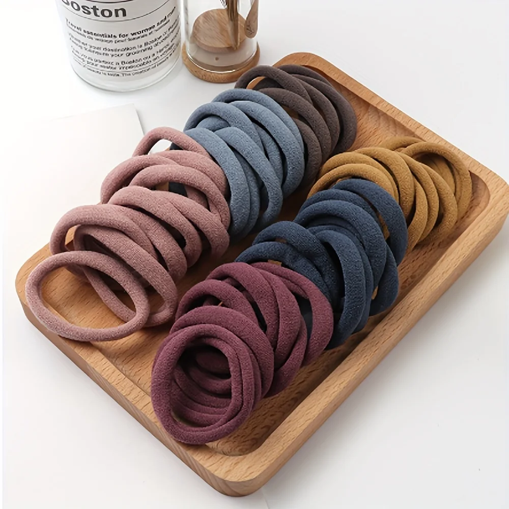 20/50/100 stuks zachte elastische haarbanden haarbanden decoratieve haaraccessoires set voor babymeisjes