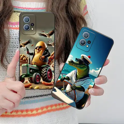Animals Italian Brainrot Phone Case for Huawei P60 P50 P40 P30 P20 P10 P9 P8 Pro Lite Plus Colour Printing Protective Cover