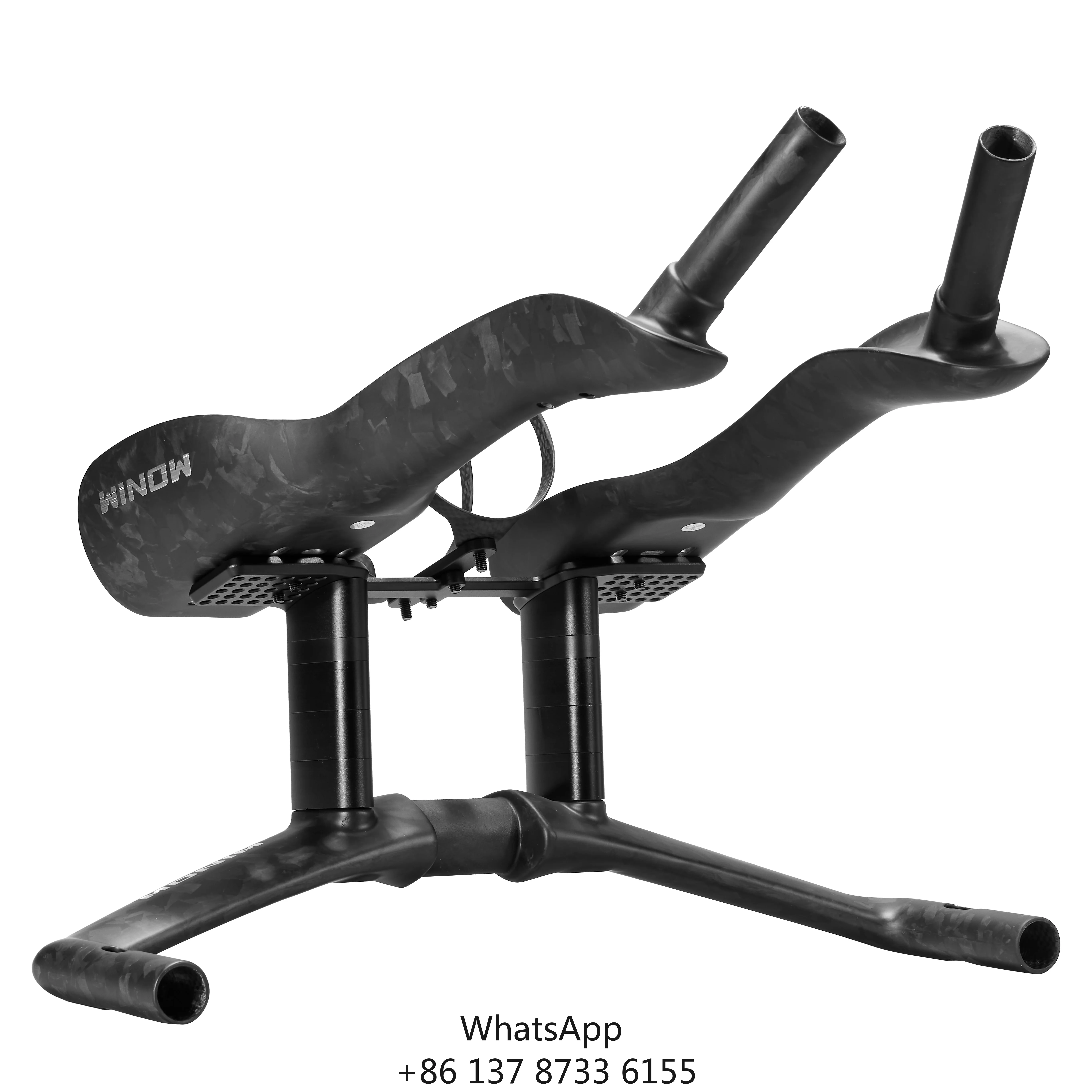 

700C Carbon Fiber Aero Bars 31.8mm TT Handlebar For Road Bicycles Triathlon Cycling 370/400/420mm Basebar HB052