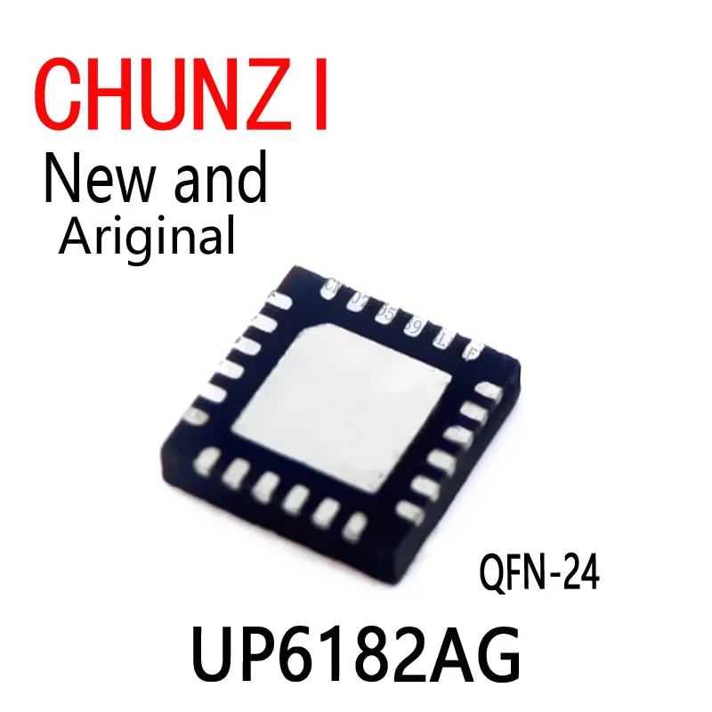 5Pcs New and Original UP6182 Original High Quality Graphics Chip IC Laptop Chip QFN-24 UP6182AG
