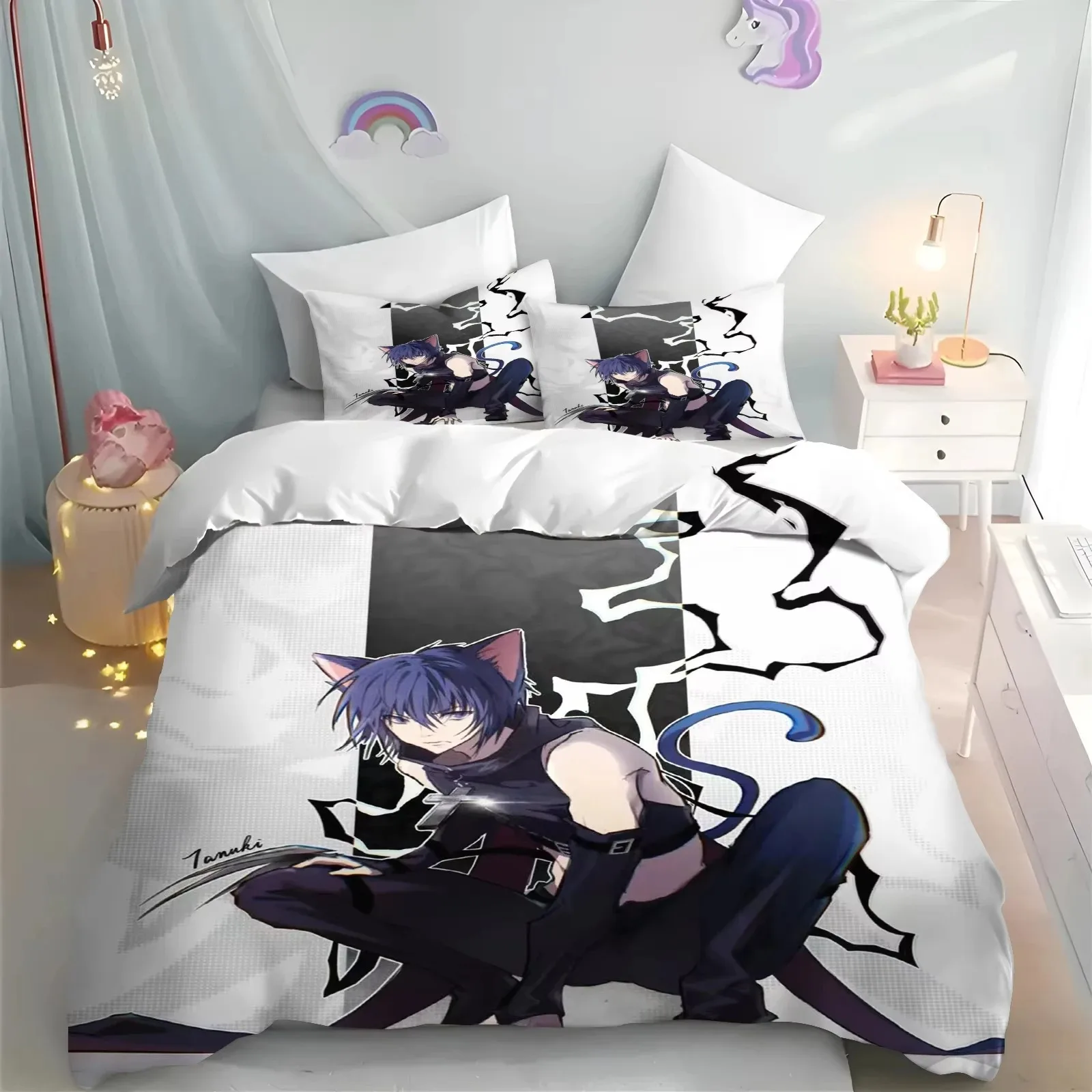 Anime Shugo Chara Star Song Bedding Sets Duvet Cover Set With Pillowcase Twin Full Queen King Bedclothes Bed Linen Home Textile