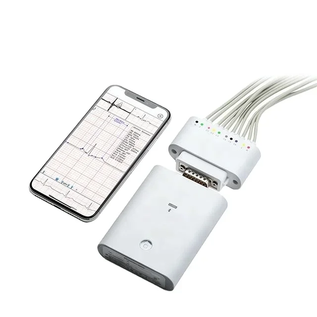 hot selling items 8000T mini portable IOS phone mobile for ecg- device in white for hospital cardiologist