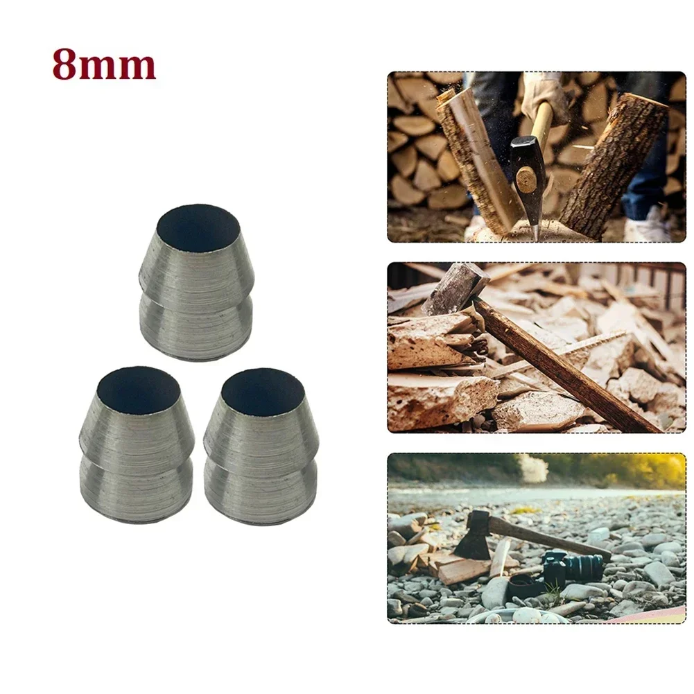 Hand Tools Handle Wedge 3pcs 8mm Axes Head Fixed Handle Hammer Handle Wedge Mallets Metal Prevent Loosening Home