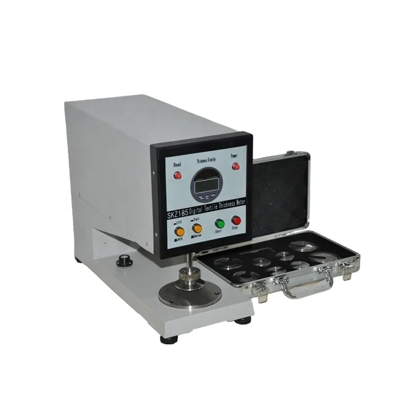 

Digital Thickness Meter – SKZ185 ISO/ASTM-Compliant Fabric Tester
