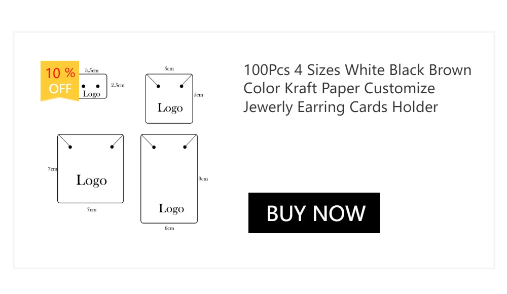 150 Pièces Cartes De Présentation Bijoux Papier Kraft - Support Affichage Bracelets Boucles D'Oreilles Colliers