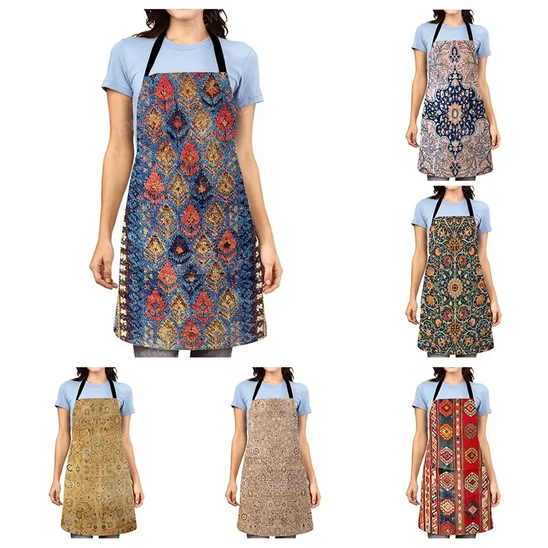 Aesthetic Women kitchen apron original Children Waterproof girl custom man waiter work apron oil proof Morocco vintage Persia