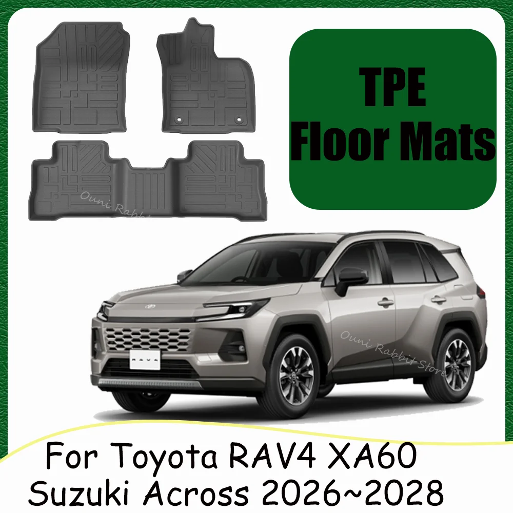 

For Toyota RAV4 XA60 Suzuki Across 2026~2028 2027 LHD RHD Car TPE Floor Mats Carpets Anti-scratch Protection Interior Accessorie