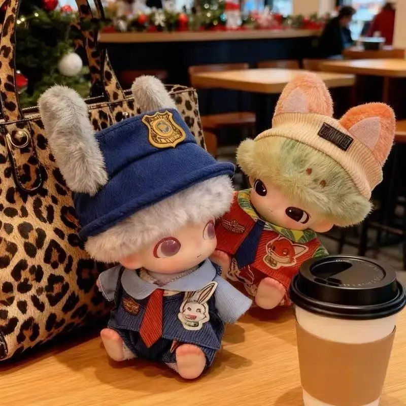 For Dimoo Doll Clothes Judy Nick Zootopia 2 Limited Cute Outfit Set For Vinyl Doll Figures Wholesale Collectible Home Decor