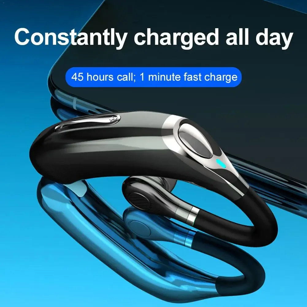 Wireless Earphone M50 Smart Bluetooth Earbuds Ear Hook Long Standby Sport Earphone Handsfree Volume Control