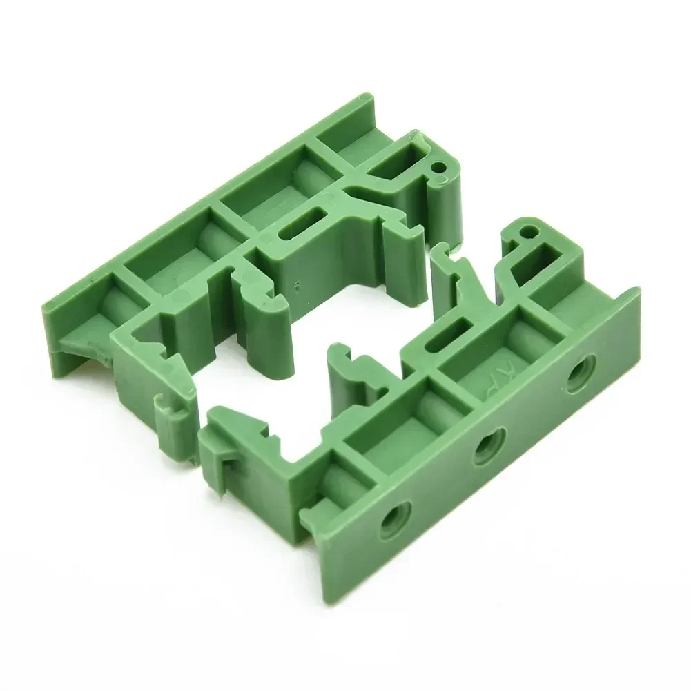 10 Uds DRG-01 PCB DIN 35 adaptador de carril placa de circuito soporte de montaje multiherramientas accesorios de plástico