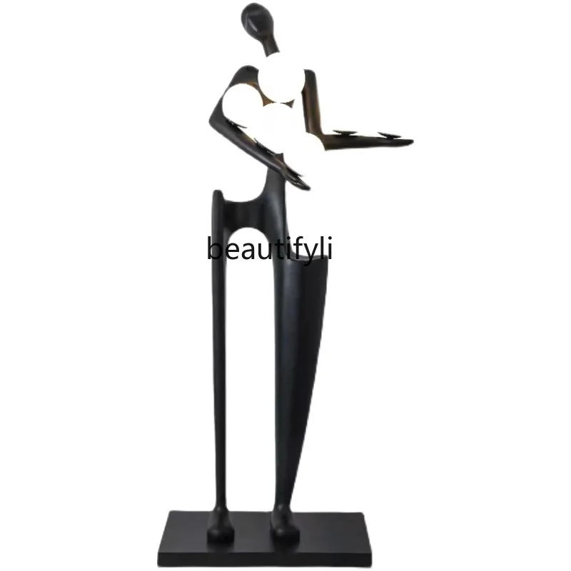 

LBX Floor Lamp Living Room Light Luxury Humanoid Art Villa Exhibition Hall Floor Big Decorations