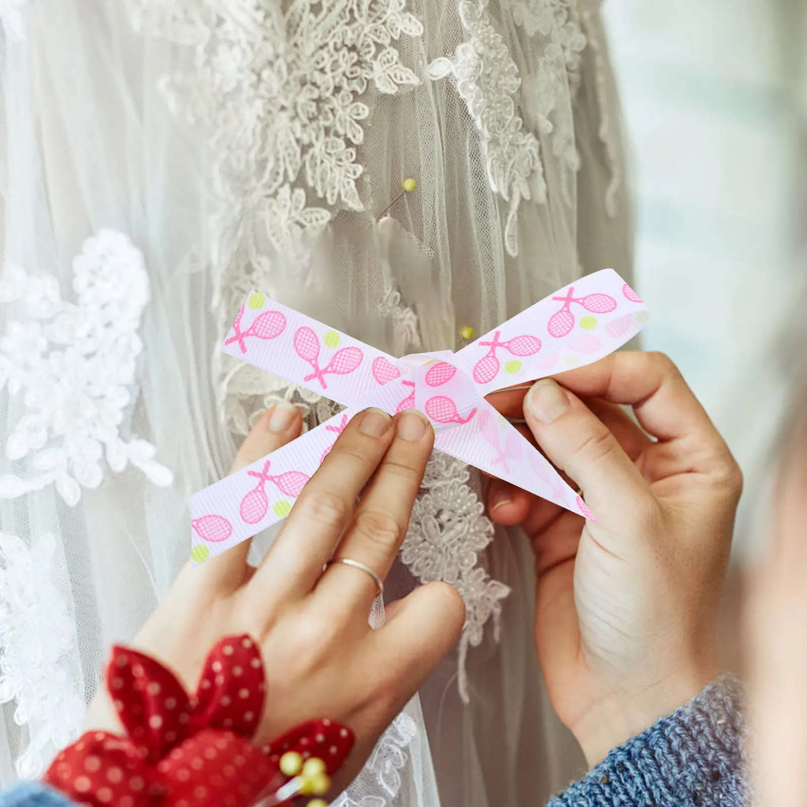 

Набор из 6 ярких лент для тенниса и спорта, креативные ленты для спортивных мероприятий, рукоделия, шитья, с бейсбольным принтом, для вечеринок в стиле бейсбол