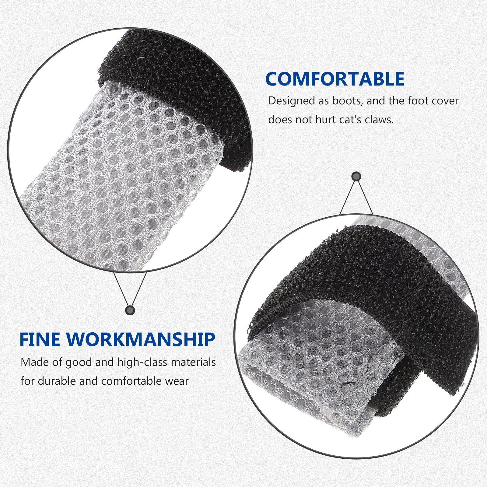 

4pcs Foot For Protection Booties Indoor Outdoor Kitten Claw Caps Use Cat Paw Protector Cat Claw Caps For Cats Booties