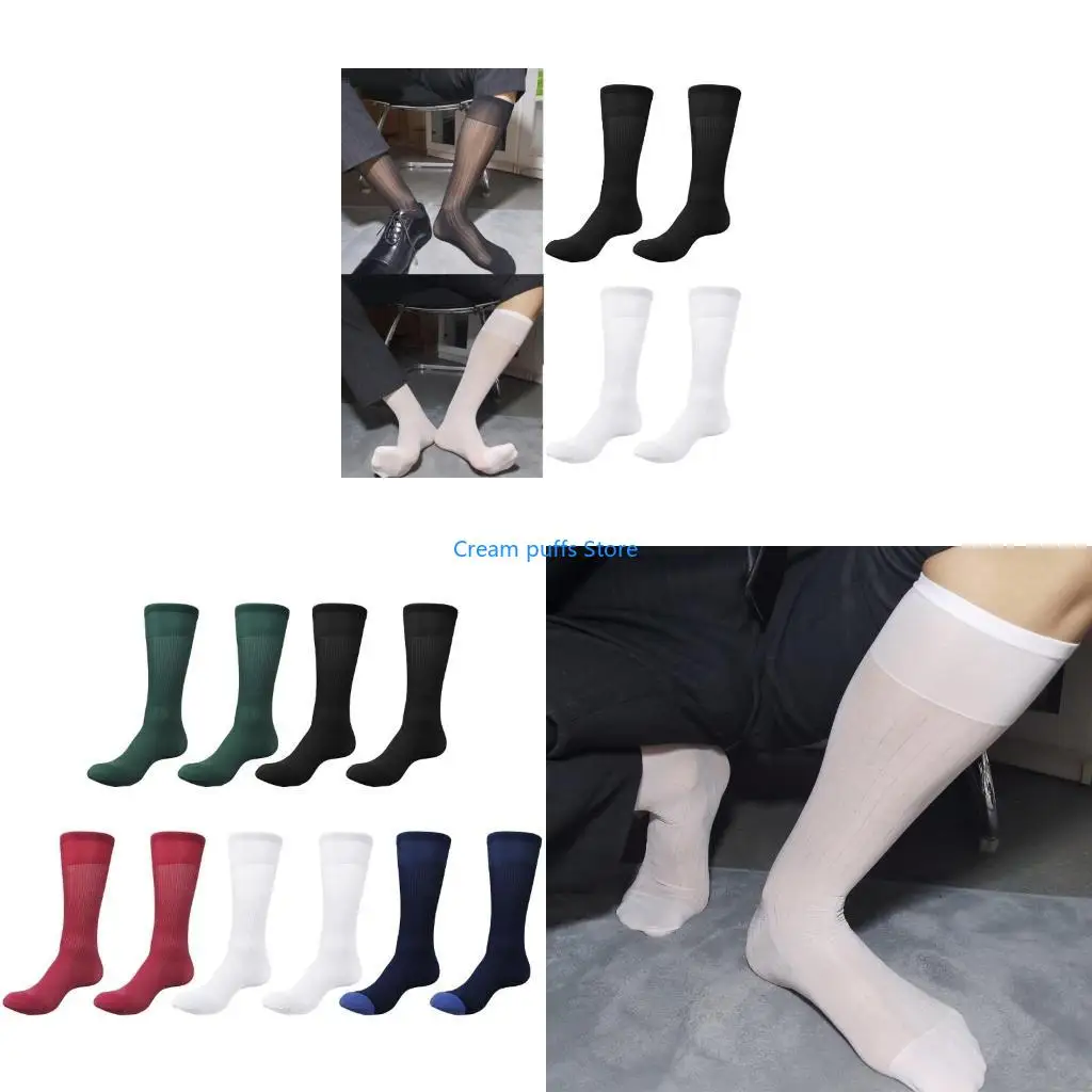 

Мужские мужские носки с тонкими платьями шелковые носки для бизнеса мягкие нейлоновые носки для брюк на носке с носками с с