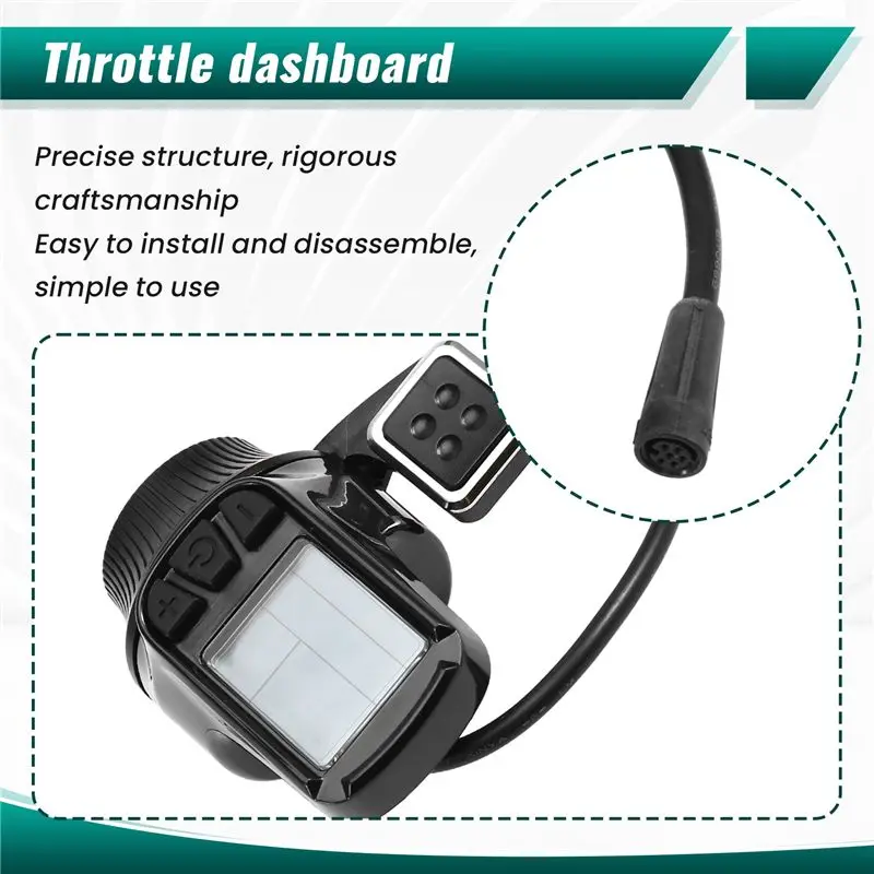 ABVH-LCD Display For INOKIM OXO Electric Scooter 60V Throttle Dashboard Accelerator Spare Parts Accessories view 5