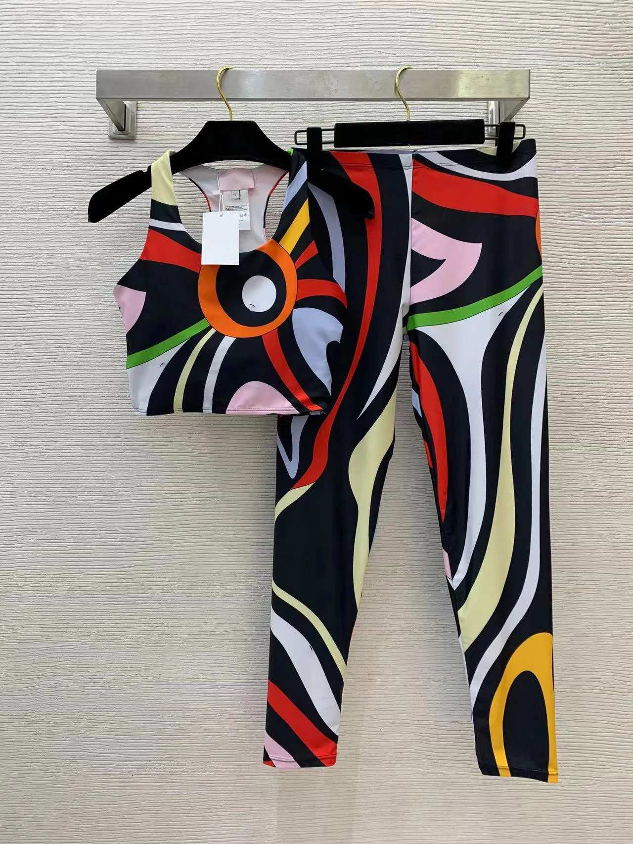 Trend Brand Women's Yoga Sets Letter Signature Logo Swimsuits Designer Brand Lady Sexy Sports Sets - Image 3