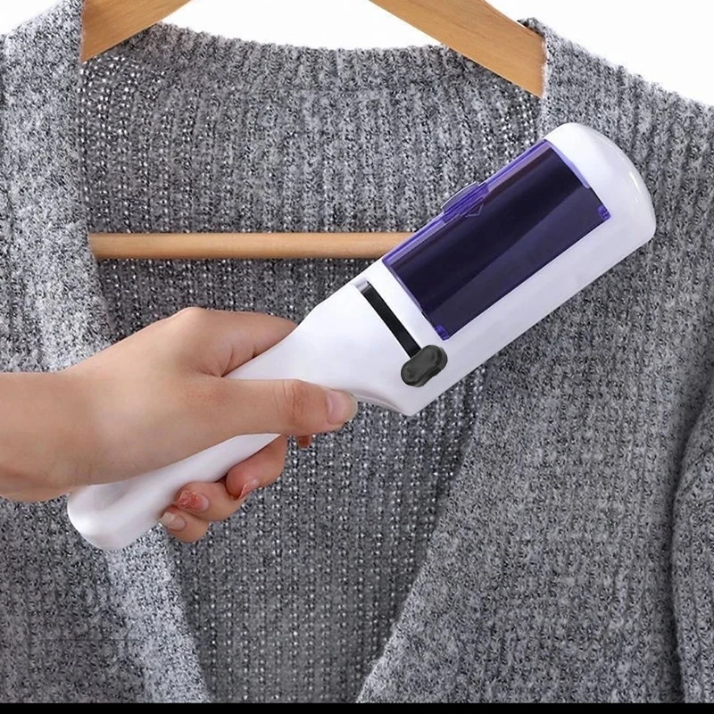 Anti-Static Lint Remover Brush, Reusable Plastic Sweater & Clothing Dust Cleaner,pet Hair Removal Roller,Travel Cleaning Brushes